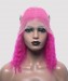 Good Pink Colored Human Hair Lace Front Wigs For Women 