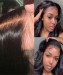 Dolago Kinky Straight Human Hair Lace Front Wigs For Sale 150% Coarse Yaki 13X4 Lace Front Human Hair Wigs Pre Plucked For Black Women Natural Brazilian Front Lace Wigs With Baby Hair Can Be Dyed