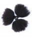 Dolago Afro Kinky Curly 13x4 Lace Frontal with 3 Bundles Natural Color 100% Human Hair Extension