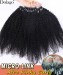 Dolago Brazilian Afro Kinky Curly Micro Link Human Hair Extensions Natural Hair For Micro links Extensions for Black Women Wet and Wavy 8-30 inch Kinky Afro Virgin Hair For Sale Online Shop