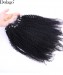 Dolago Brazilian Afro Kinky Curly Micro Link Human Hair Extensions Natural Hair For Micro links Extensions for Black Women Wet and Wavy 8-30 inch Kinky Afro Virgin Hair For Sale Online Shop