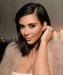 Kim Kardashian Black Short Straight Style Lace Wig