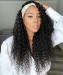 Dolago HD Lace Frontal Human Hair Wigs For Women 3B 4A Kinky Curly 13x6 HD Transparent Frontal Wigs With Baby Hair 150% 10-24 Inches Brazilian Natural Curly HD Lace Wig Pre Plucked For Sale Online Free Shipping 