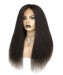 Kinky Straight Hair Wigs 13X2 New Lace Part Human Hair Wigs For Black Women 