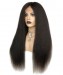 Kinky Straight Hair Wigs 13X2 New Lace Part Human Hair Wigs For Black Women 