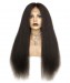 Kinky Straight Hair Wigs 13X2 New Lace Part Human Hair Wigs For Black Women 