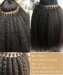 Kinky Straight Keratin Fusion Hair Extensions At Cheap Pirces 