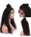 Kinky Curly Lace Front Human Hair Wigs With Baby Hair