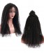 Kinky Curly Silk Base Full Lace Human Hair Wigs 