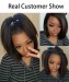 HD Lace Closure Wigs Brazilian Kinky Straight Luxury Mink