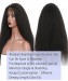 Dolago 180% Glueless Kinky Straight Full Lace Human Hair Wigs With Invisible Hairline Coarse Yaki Brazilian Full Lace Wig For Black Women Pre Plucked Full Lace Wigs Bleached The Knots Can Be Dyed