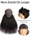 Kinky Straight 13x6 Lace Front Wigs For Black Women 