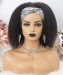 Good Quality Kinky Straight Human Hair Headband Wigs For Women