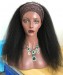 Best Quality Kinky Straight Headband Human Hair Wigs For Sale