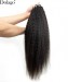 Dolago Mongolian Kinky Straight Micro Link Human Hair Extensions For Women 10-30 inches Nano Ring To Make Long Hairstyles Easy To Install Glueless Tip Hair Bundles For Sale Cheap Wholesale Price