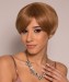 Dolago Short None Lace Cut Bob Wigs 130% Density Human Hair Pixie Wigs Color 27 Pixie Human Hair Wigs Free Shipping 