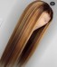 4/27 mixed color ombre lace front wigs for women