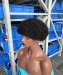 Dolago High Quality Short Curly Machine Bob Wigs For Black Women Brazilian 100% Human Hair Wig Non Lace Natural Looking Pixie Cut Wig For Sale Online Free Shipping