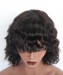 None Lace Human Hair Wigs With Bang 