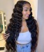 Dolago 250% High Quality Loose Wave Human Hair Front Lace Wig For Black Women Brazilian 13x6 Lace Front Wigs Pre Plucked For Sale Online Glueless Wavy Lace Frontal Wigs With Baby Hair Free Shipping 