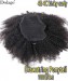 Afro Kinky Curly Wrap Ponytail Human Hair Magic Horsetail Wrap 