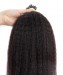 Kinky Straight Nano Ring Human Hair Extensions For Sale 