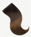 Dolago Clip in Human Hair Extensions Ombre Chestnut Color 120g 7pcs/set