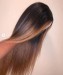 colorful ombre lace closure wigs for women for sale