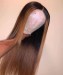 colorful ombre lace closure wigs for women for sale