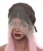 Synthetic Lace Front Wig Ombre Wigs 1B Pink 