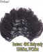 Dolago African Afro Kinky Curly Clip In Human Hair Extensions Brazilian 100% Human Virgin Hair 120g/Set 4A 4C Afro Curly Clip Ins For Black Women Sale Online