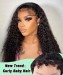 Dolago Curly Baby Hair RLC Front Lace Human Hair Wig For Black Women 150% Glueless 13x6 Lace Front Wigs Pre Plucked With Invisible Hairline Natural Deep Curly Brazilian Transparent Frontal Wigs For Sale