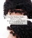 Dolago Natural 3B 3C Kinky Curly 13x6 Lace Front Human Hair Wigs With Curly Baby Hair For Black Women 150% Brazilian Transparent Front Lace Wig Pre Plucked With Cheap Price Frontal Wigs Free Shipping Online