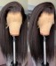 Dolago Light Yaki Straight Brazilian Human Hair Lace Front Wigs For Black Women 250% Coarse Yaki 13x4 Lace Front Wigs Pre Plucked For Sale Glueless Front Wigs With Baby Hair Pre Bleached Free Shipping