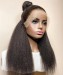 Dolago Transparent Light Yaki Straight Full Lace Human Hair Wig For Black Women 150% Coarse Yaki Brazilian Full Lace Wigs Pre Plucked With Baby Hair For Sale High Quality Glueless Human Hair Full Lace Wigs