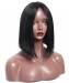 Straight Short Bob Lace Front Wig Pre Plucked 150% Density