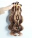 4/27 mixed color Brazilian body wave human hair weave bundles