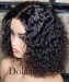 Curly Short Bob Lace Front Wigs Pre-Plucked 150% Density