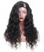 U Part Loose Wave Human Hair None Lace Wigs For Sale 