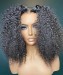 Dolago Hair 12 Inch 3B 3C Kinky Curly 13x2 Culry Part French Lace Front Wigs For Black Women Brazilian Pre Plucked Kinky Curly Lace Front Human Hair Wig 130% Density With Baby Hair From Online Shop