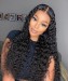 Dolago 250% Water Wave Glueless Lace Front Wigs Human Hair For Black Women Brazilian 13x6 Lace Front Wig Pre Plucked With Natural Baby Hair For Sale Transparent Lace Frontal Wig Lightly Bleached The Knots