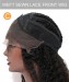 Kinky Curly Lace Front Human Hair Wigs With Baby Hair