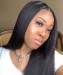 good quality yaki straight pu clip in hunman hair extensions 