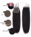 Dolago Light Yaki Straight Hair Bundles With 4x4 Frontal Lace Closure For Sale Brazilian Human Hair 3 PCS Yaki Straight Bundles With Closures Hair Extensions For Women High Quality Wholesale Bundles And Closures