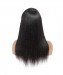 Dolago Straight 150% 13x2 French Lace Front Human Hair Wig With Bang Brazilian Glueless Wigs For Black Women 18 Inch Straight High Quality Lace Wigs  With Baby Hair Pre Plucked