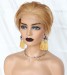 ombre short pixie lace front wigs for african american women 