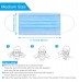 Dolago Hot Sale 50 pcs Surgical Masks Savety Face Mouth Masks Non Woven Disposable Medical Anti-Dust Surgical Medical Masks Fast And Free Shipping