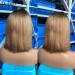 ombre two tone colored human hair short bob wigs for women 