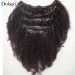 Afro Kinky Curly Clip In Human Hair Extensions