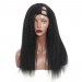 250% Density Kinky Straight U Part Human Hair Wigs For Women 